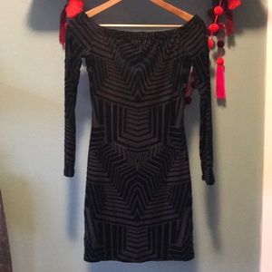 BCBG maxazria velvet burnout dress